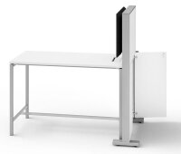Quadrifoglio Trennwand Box Screen, weiß 101,5 x 178,5 cm, 1 St.