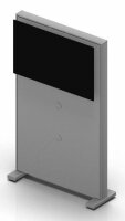 Quadrifoglio Trennwand Box Screen, grau 101,5 x 178,5 cm,...