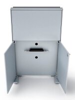Quadrifoglio Trennwand Box Screen, grau 101,5 x 178,5 cm, 1 St.