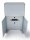 Quadrifoglio Trennwand Box Screen, grau 101,5 x 178,5 cm, 1 St.