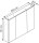 MÖBELPARTNER Spiegelschrank Basic 134108 weiß glanz 90,0 x 16,0 x 70,7 cm