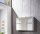 MÖBELPARTNER Spiegelschrank Dorina 124889 weiß glanz 100,0 x 16,0 x 75,7 cm