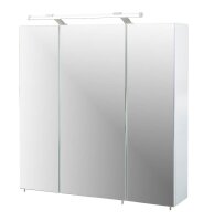 MÖBELPARTNER Spiegelschrank Dorina 125523 weiß...