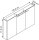 MÖBELPARTNER Spiegelschrank Dorina 132253 weiß glanz 120,0 x 16,0 x 75,7 cm