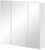 MÖBELPARTNER Spiegelschrank Basic 134106 weiß glanz 70,0 x 16,0 x 70,7 cm