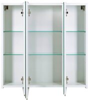 MÖBELPARTNER Spiegelschrank Basic 134106 weiß glanz 70,0 x 16,0 x 70,7 cm
