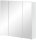 MÖBELPARTNER Spiegelschrank Basic 134106 weiß glanz 70,0 x 16,0 x 70,7 cm