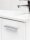 MÖBELPARTNER Waschbecken mit Unterschrank Matteo 137110 kreideweiß 50,0 x 25,0 x 60,0 cm