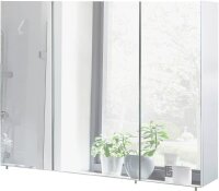 MÖBELPARTNER Spiegelschrank Basic 134109 weiß...