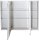 MÖBELPARTNER Spiegelschrank Basic 134109 weiß glanz 100,0 x 16,0 x 70,7 cm