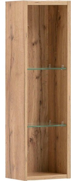 MÖBELPARTNER Badregal Duo 140239 eiche landhaus 21,6 x 16,0 x 70,7 cm