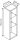 MÖBELPARTNER Badregal Duo 140239 eiche landhaus 21,6 x 16,0 x 70,7 cm