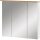 MÖBELPARTNER Spiegelschrank Padura 142296 weiß glanz, eiche landhaus 70,5 x 23,7 x 72,3 cm