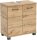 MÖBELPARTNER Waschbeckenunterschrank Nora 144919 eiche landhaus 59,8 x 32,6 x 63,4 cm