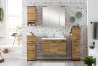 MÖBELPARTNER Hängeregal Nora 145004 eiche landhaus 59,8 x 20,5 x 64,8 cm
