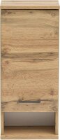 MÖBELPARTNER Bad-Hängeschrank Nora 144940 eiche landhaus 30,3 x 20,5 x 70,8 cm