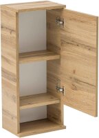 MÖBELPARTNER Bad-Hängeschrank Nora 144940 eiche landhaus 30,3 x 20,5 x 70,8 cm