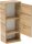 MÖBELPARTNER Bad-Hängeschrank Nora 144940 eiche landhaus 30,3 x 20,5 x 70,8 cm