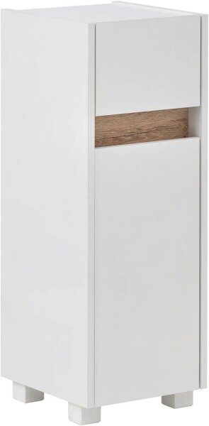MÖBELPARTNER Badschrank Cosmo 146312 weiß 30,2 x 33,0 x 84,8 cm