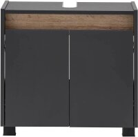 MÖBELPARTNER Waschbeckenunterschrank Cosmo 146318 anthrazit 56,9 x 33,0 x 54,6 cm