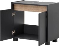 MÖBELPARTNER Waschbeckenunterschrank Cosmo 146318 anthrazit 56,9 x 33,0 x 54,6 cm