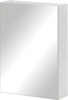 MÖBELPARTNER Spiegelschrank Basic 146427 weiß glanz 50,0 x 15,9 x 70,7 cm