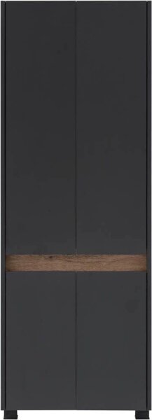 MÖBELPARTNER Badschrank Cosmo 701515 anthrazit 56,9 x 33,0 x 164,5 cm