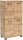 MÖBELPARTNER Badschrank Nora 144971 eiche landhaus 59,8 x 32,6 x 116,9 cm
