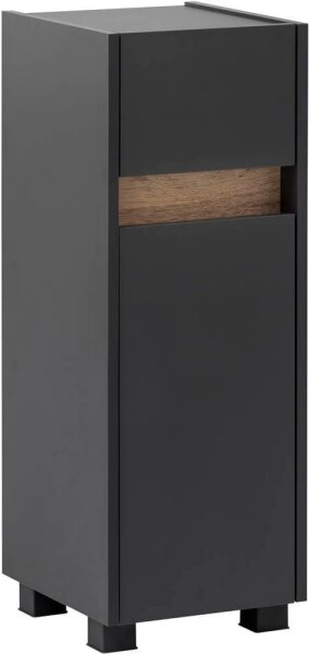 MÖBELPARTNER Badschrank Cosmo 146314 anthrazit 30,2 x 33,0 x 84,8 cm