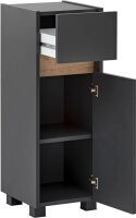 MÖBELPARTNER Badschrank Cosmo 146314 anthrazit 30,2 x 33,0 x 84,8 cm