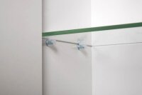 MÖBELPARTNER Spiegelschrank Basic 146428 anthrazit 50,0 x 15,9 x 70,7 cm