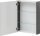 MÖBELPARTNER Spiegelschrank Basic 146428 anthrazit 50,0 x 15,9 x 70,7 cm