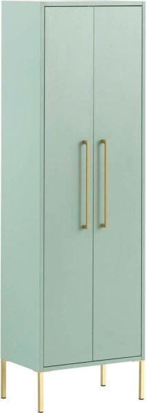 MÖBELPARTNER Badschrank Sarah 146637 mint 46,2 x 30,1 x 154,7 cm