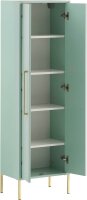 MÖBELPARTNER Badschrank Sarah 146637 mint 46,2 x 30,1 x 154,7 cm