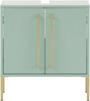 MÖBELPARTNER Waschbeckenunterschrank Sarah 146545 mint 57,1 x 30,1 x 61,2 cm
