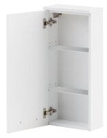 MÖBELPARTNER Badschrank Duo 146532 kreideweiß 32,7 x 16,3 x 72,3 cm