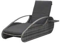 Garden Pleasure Sonnenliege PACIFIC grau Aluminium
