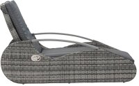 Garden Pleasure Sonnenliege PACIFIC grau Aluminium