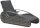 Garden Pleasure Sonnenliege PACIFIC grau Aluminium