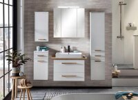 MÖBELPARTNER Badschrank Duo 146585 kreideweiß 32,7 x 35,3 x 67,0 cm