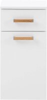 MÖBELPARTNER Badschrank Duo 146585 kreideweiß 32,7 x 35,3 x 67,0 cm