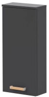 MÖBELPARTNER Badschrank Duo 146533 anthrazit 32,7 x 16,3 x 72,3 cm