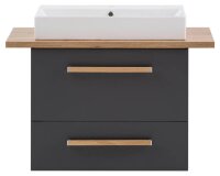 MÖBELPARTNER Waschbecken mit Unterschrank Duo 701518...