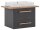 MÖBELPARTNER Waschbecken mit Unterschrank Duo 701518 anthrazit, eiche landhaus 82,2 x 50,0 x 61,5 cm