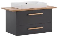 MÖBELPARTNER Waschbecken mit Unterschrank Duo 702036...