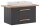 MÖBELPARTNER Waschbecken mit Unterschrank Duo 702036 anthrazit, eiche landhaus 102,2 x 50,0 x 61,5 cm