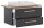 MÖBELPARTNER Waschbecken mit Unterschrank Duo 702036 anthrazit, eiche landhaus 102,2 x 50,0 x 61,5 cm