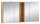 MÖBELPARTNER Spiegelschrank Duo 701523 eiche landhaus 140,0 x 16,0 x 75,0 cm