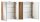 MÖBELPARTNER Spiegelschrank Duo 701523 eiche landhaus 140,0 x 16,0 x 75,0 cm