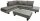 Garden Pleasure Loungegruppe CADIZ, grau Kunststoff, Metall, 11-teilig